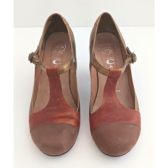 Jeffrey Campbell Aina2 Ibiza Last Handmade Leather T Strap Mary Jane Pump Sz 6 - Picture 4 of 13